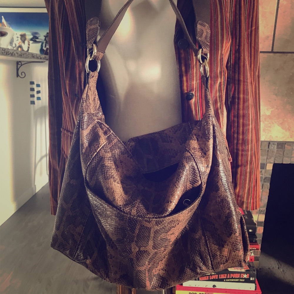 Furla hobo chic shoulder bag Made in Italy